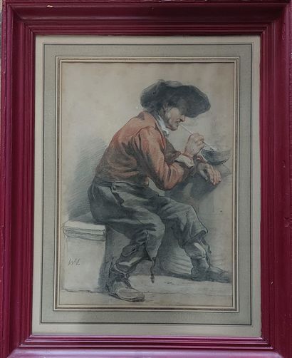 William Pieter HOEVENAAR (1808-1863) 

Smoker...