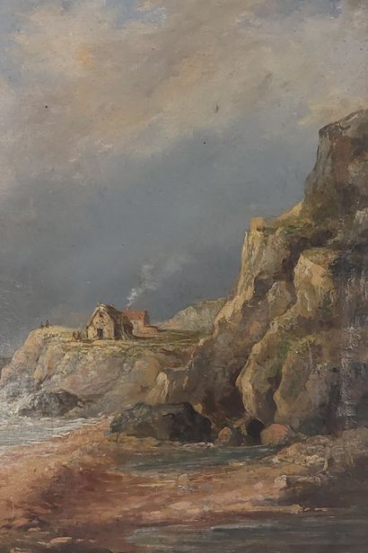 ECOLE DU XIXème siècle

Bord de mer

Huile...
