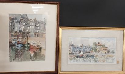 Michèle BALESDENT-GOUBERT 

Honfleur, quai...