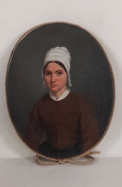 ECOLE DU XIXème siècle

Portrait de femme...