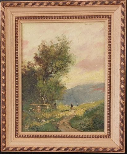 C. LORIN (1815-1882)

Landscape 

Oil on...