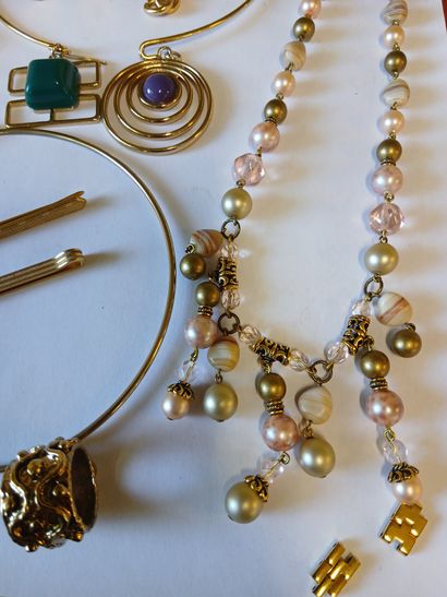 LOT DE BIJOUX FANTAISIE

Colliers, boucles...