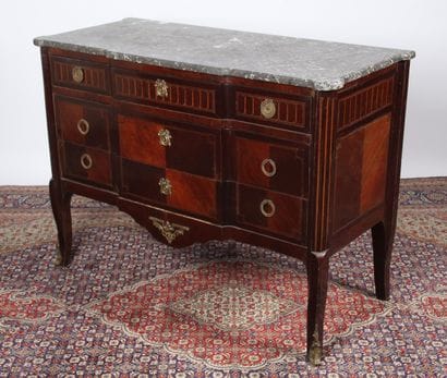 TRANSITION STYLE CHEST OF DRAWERS
with central...