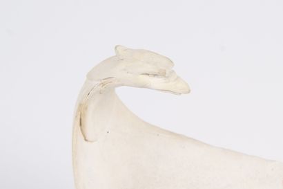 PLASTER MODEL OF A CAST SAUCIERE, with eagle-head...