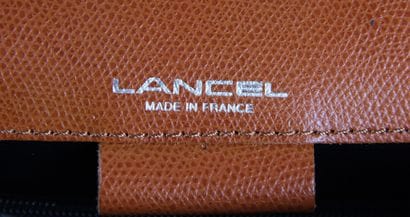LANCEL Sous-main clutch bag in light brown...