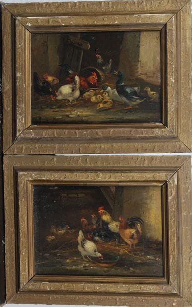 Claude GUILLEMINET (1821-c.1866)
Chickens...