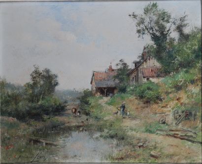 Maurice LÉVIS (1860-1940)
People near the...