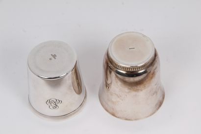 SILVER METAL.
Christofle, one goblet tumbler...