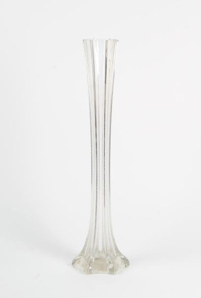 LARGE SOLIFLORE VASE
in glass with pinched...