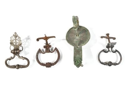 Wrought and polished iron HEURTOIR; (oxidation).
18th...