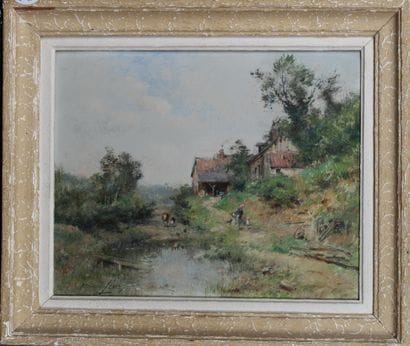 Maurice LÉVIS (1860-1940)
People near the...