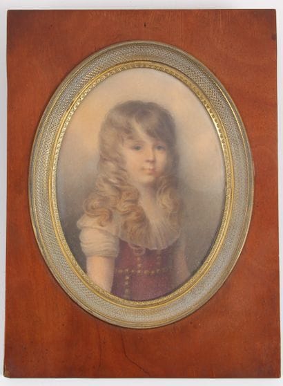 French school of the 19th century. Portrait...