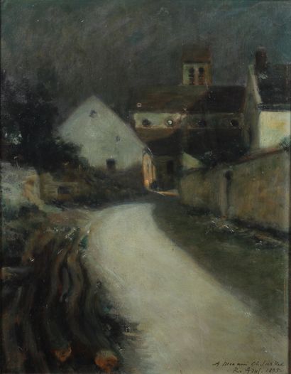 R. AZUS. SCHOOL. late 19th century 
Village...