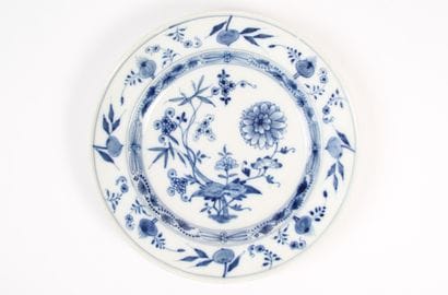 GERMAN PORCELAIN, 18th century. Blue-white...