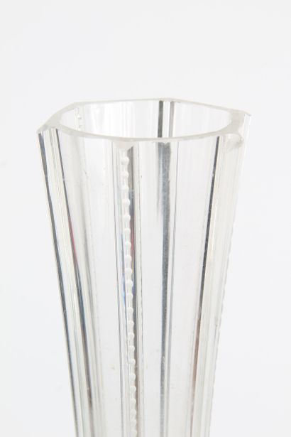 LARGE SOLIFLORE VASE
in glass with pinched...