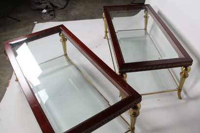 PAIRE DE TABLES BASSES RECTANGULAIRES
en...
