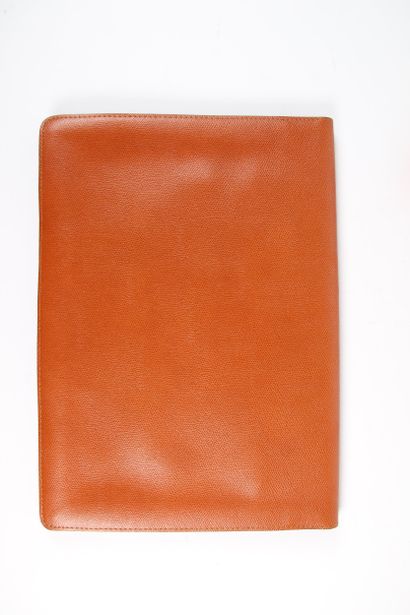 LANCEL Sous-main clutch bag in light brown...