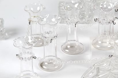 ATTRIBUTED TO BACCARAT
Pressed-molded crystal...