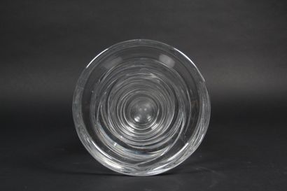 LARGE VASE
in cut crystal.
Circa 1950.
H....