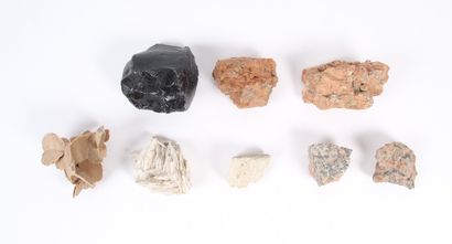 MINERAL COLLECTION :
Barite, Baryte, Sand...