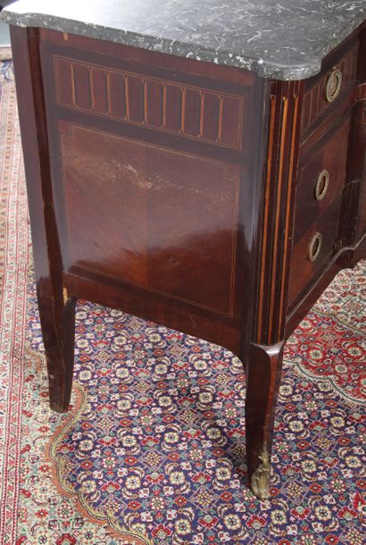 TRANSITION STYLE CHEST OF DRAWERS
with central...
