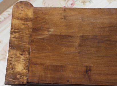 ENFILADE BUFFET, in walnut, half-columned...