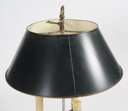 Restauration-style BOUILLOTTE LAMP in gilded...