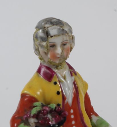 LOT DE PORCELAINE, comprenant : 
- 3 sujets...