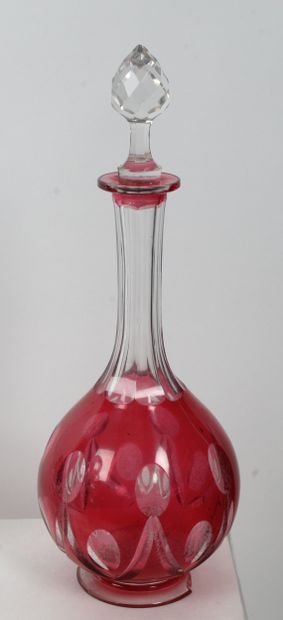 LOT DE VERRERIES, comprenant : 
- 4 carafes...