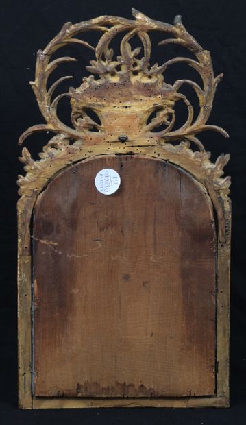 SMALL MIRROR from the Louis XVI period with...