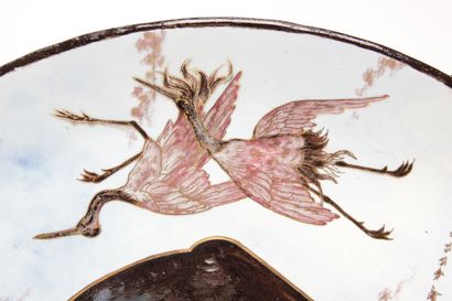 BURGUNDY EARTHENWARE
Large earthenware dish...