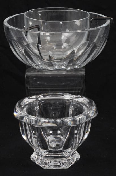 BACCARAT.
Bole à caviar. H. 8 x Diam. 18...
