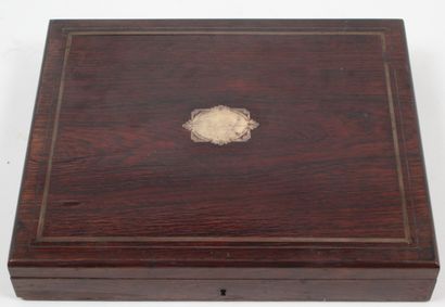 LOT consisting of: 
A three-section brass...