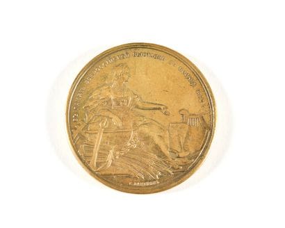 Russie , Médaille en cuivre pour l’exposition...