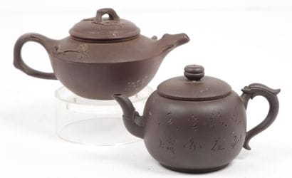 CHINE, début XXe siècle
Deux petites théières...