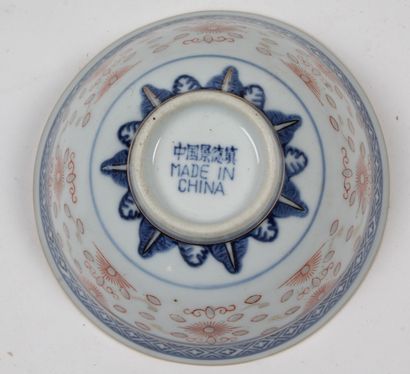 Chine - Service de 24 bols, diamètre: 12...