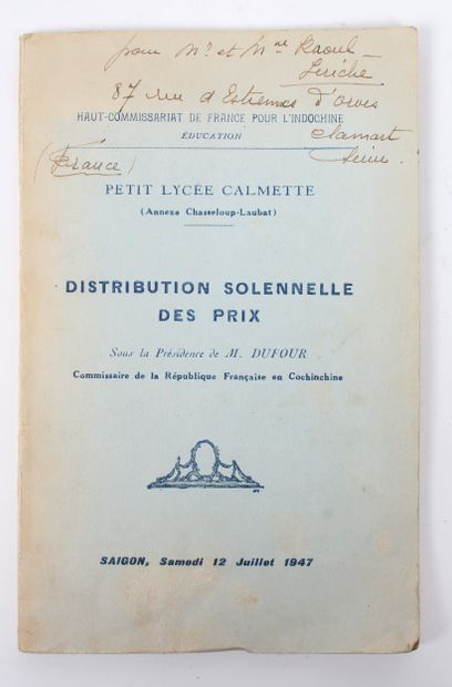 P. E. ABOUT, INDOCHINE, Annam, Tonkin, Cochinchine,...