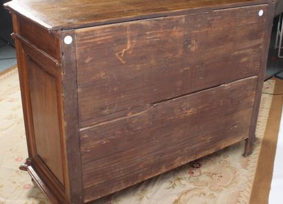 IMPORTANT BUFFET, in oak, panelled and moulded...