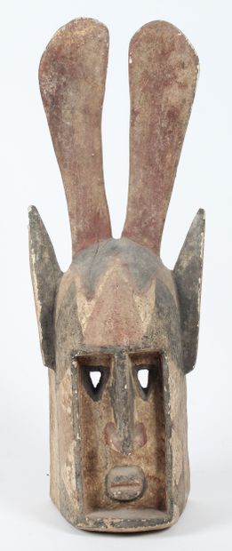 DOGON-style African mask, Mali.
Polychrome...