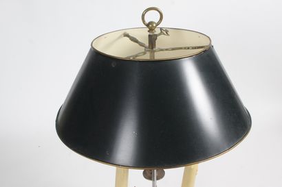 Restauration-style BOUILLOTTE LAMP in gilded...