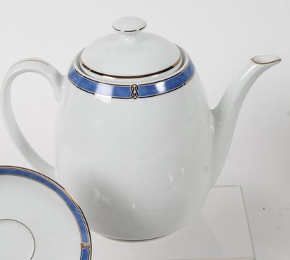 CHRISTOFLE, modèle Océana Bleu.
Partie de...