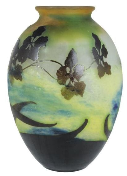 Émile GALLÉ (1846-1904)
Vase à panse renflée...