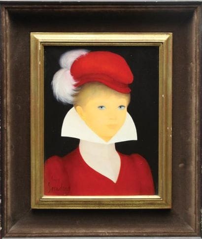 Guy SERADOUR (1922-2007)
Portrait de jeune...