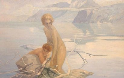 Paul E. CHABAS (1869-1937)
Baigneuses au...