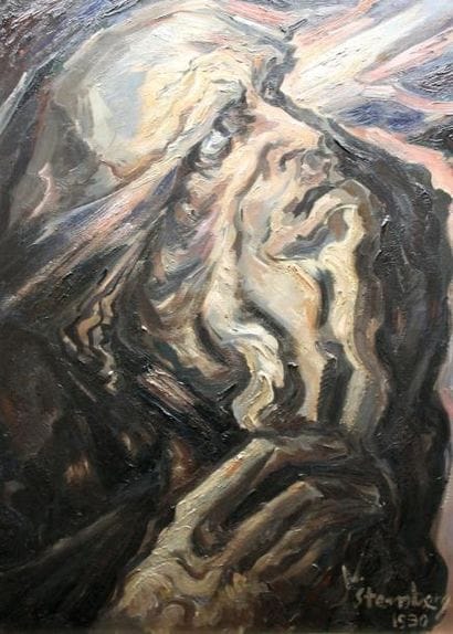 Nicolas STERNBERG (c.1901-1960)
Moïse Huile...
