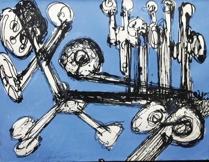 CLAUDE VISEUX (1927-2008)
Composition Huile...