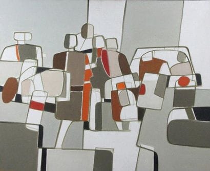Michel THOMPSON (1921-2007)
Composition Huile...