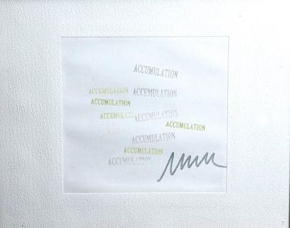 ARMAN (1928-2005)
Accumulation Acrylique...