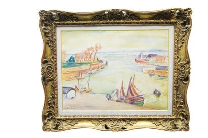 Emile Othon Friesz (1879-1949)
Marine ensoleillée...