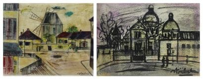 Edgar STOEBEL (1909-2001)
2 Vues de Paris:...
